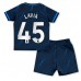 Maillot de foot Chelsea Romeo Lavia #45 Extérieur vêtements enfant 2023-24 Manches Courtes (+ pantalon court)